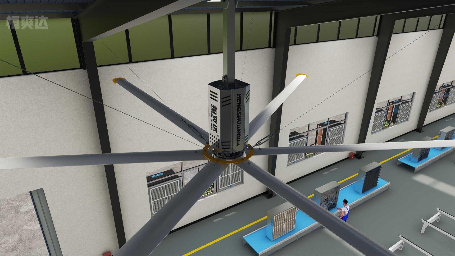 NORDL Industrial Ceiling Fan