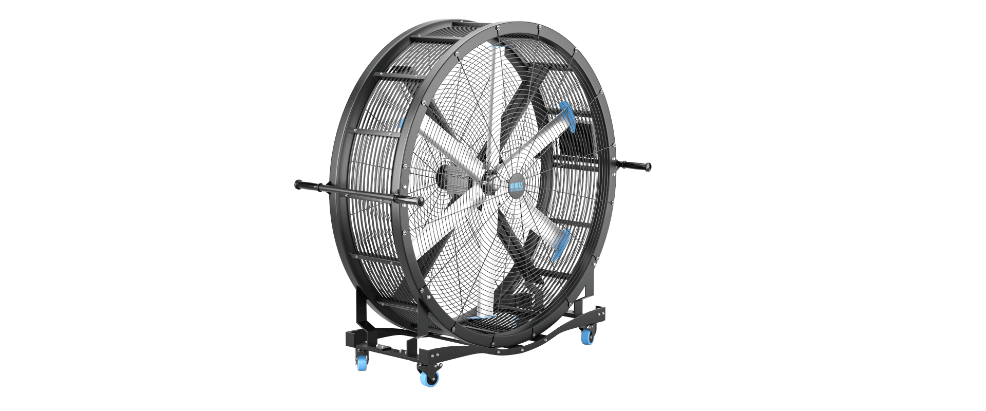 Six Fan Blades Portable drum fan