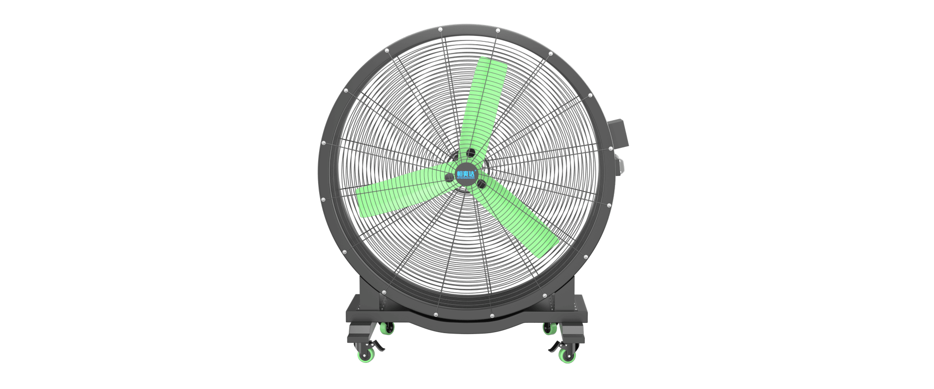 Three Fan Blades Portable drum fan