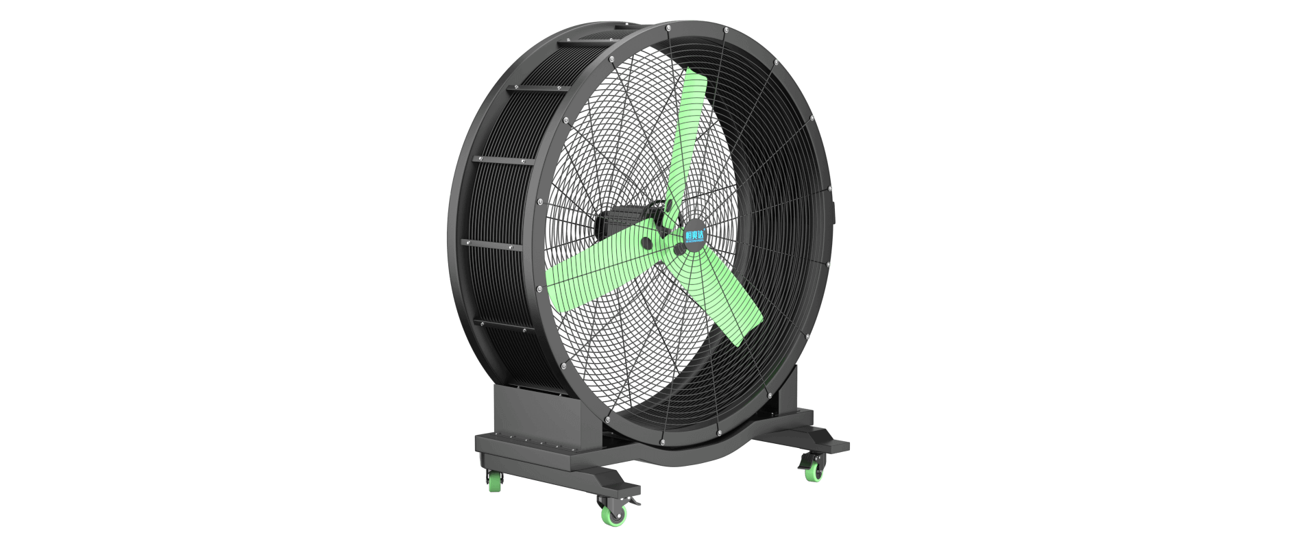 Three Fan Blades Portable drum fan